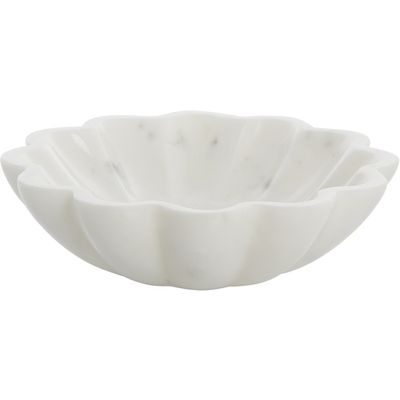 Lene Bjerre Ellia Skål Vit Marmor Ø20 cm