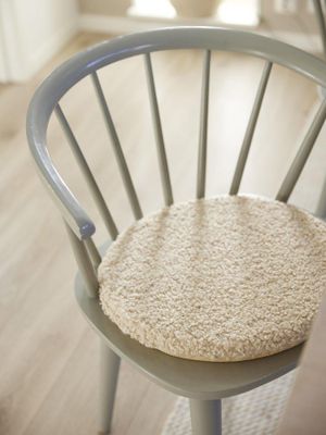 Svanefors Teddy Stolsdyna 2-pack Offwhite Ø38 cm