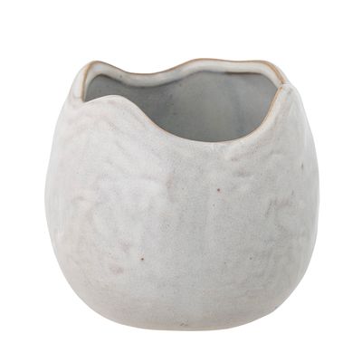 Kruka Vit Stengods Pennie | Bloomingville