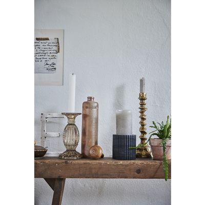 Lene Bjerre Eliana Ljusstake Svart Marmor H10 cm