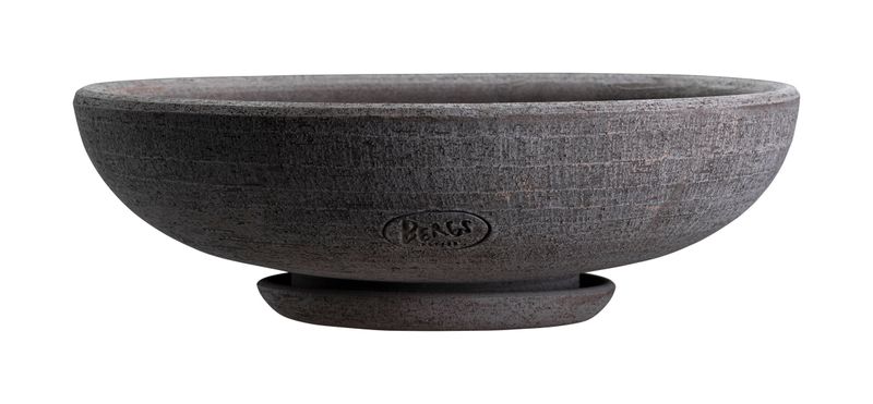 Bergs Potter Ada RAW Kruka Med Fat Grå, Ø 45 cm