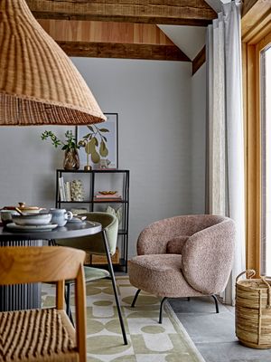 Illustration med ram Svart Furu Poire | Bloomingville