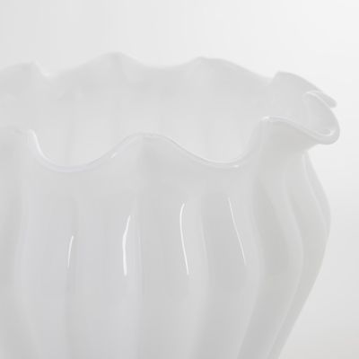Lene Bjerre Verinne Vas Vit Glas H28.5 cm