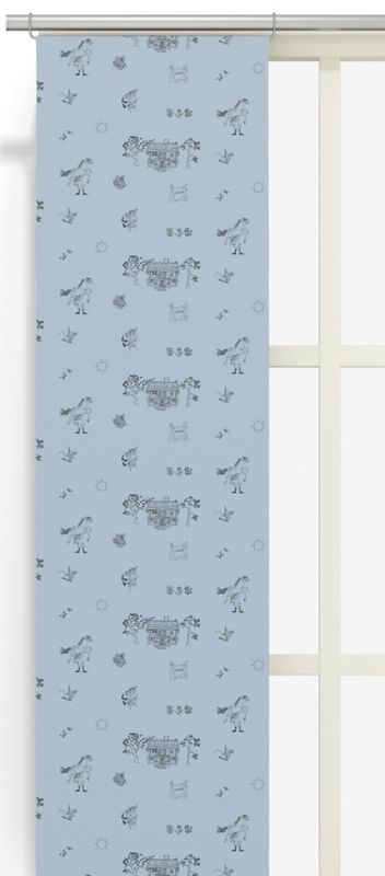 Villa Villekulla blå panellängd 2 pack Arvidssons Textil