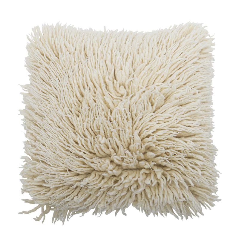 Star Kudde Natur Ull L45 Fyrkant Bloomingville