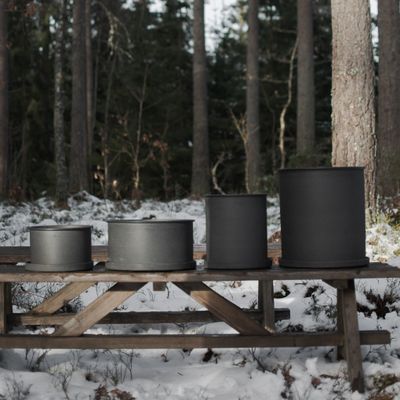DBKD Plant Pot large 2-set Svart