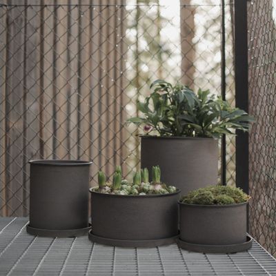 DBKD Plant Pot large 2-set Brun