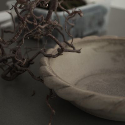 DBKD Twine Plate large Beige