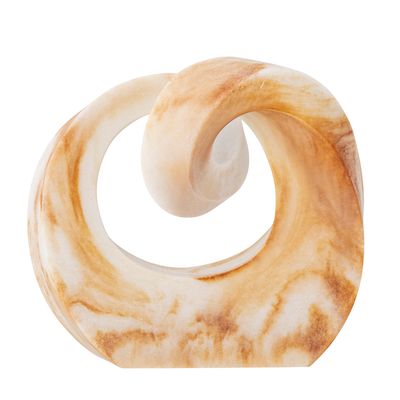 Dekoration Brun Polyresin Swirl | Bloomingville