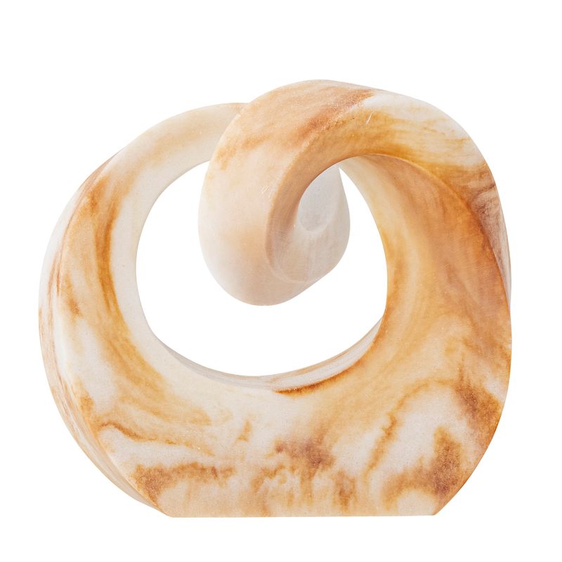 Dekoration Brun Polyresin Swirl | Bloomingville