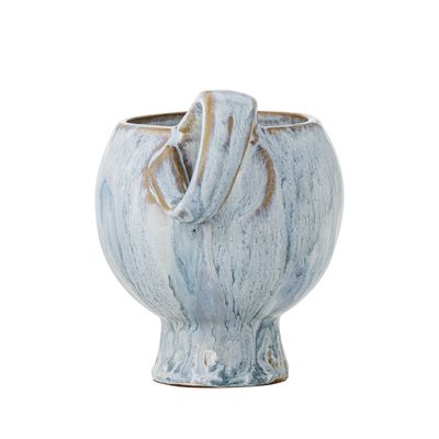 Bloomingville Avonlea Kopp, Blå, Stengods Ø9xH10,5 cm, Set om 4