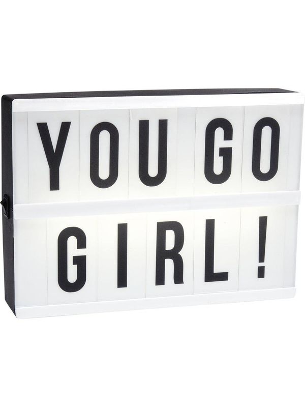 PR Home Ljuslåda LED 90bokstäver A5