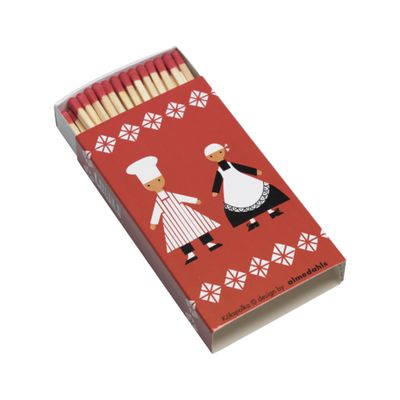 Kökspolka, Tändsticksask, Röd Almedahls