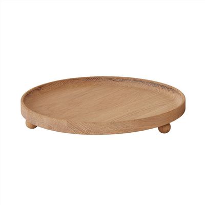 Inka Träbricka Rund Natur Ek Oyoy Living Ø30cm