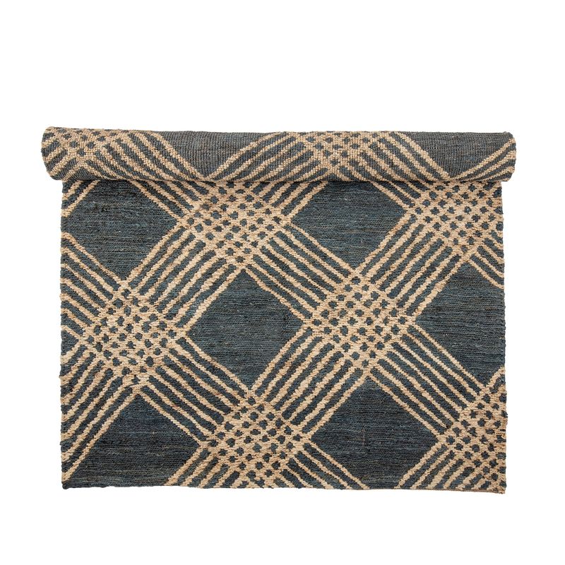 Matta Svart Jute Cat | Bloomingville