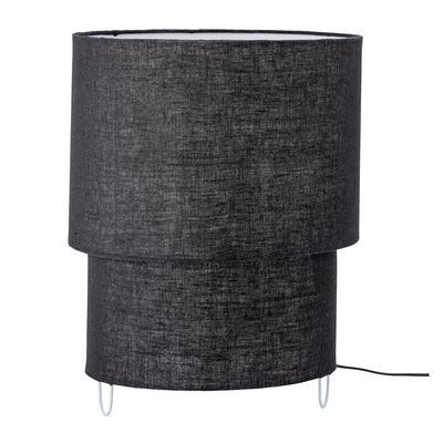 Bordslampa Svart Linne Zalt | Bloomingville
