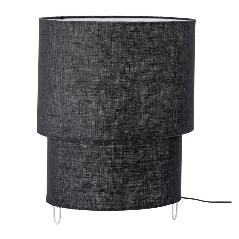Bordslampa Svart Linne Zalt | Bloomingville