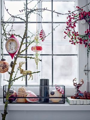 Ljusstake Brun Polyresin Glory Set om 2 | Bloomingville