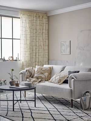 Bloomingville Lyria Gardin Natur Bomull H215 cm