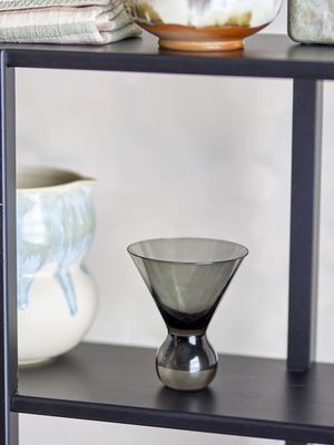 Bloomingville Corliss Cocktailglas, Grå, Glas Ø9,5xH11 cm, Set om 4