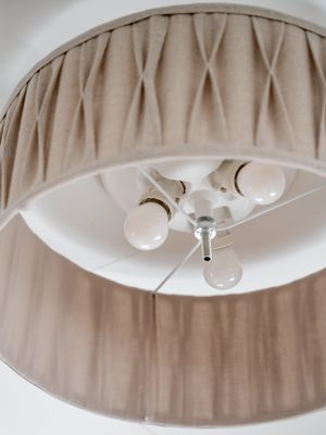 PR Home Plafond Plissé Stygn Natur 45 cm