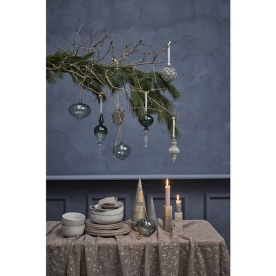 Lene Bjerre Glossia Dekoration / H21.5 cm Grön/Transparent