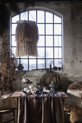 Boel & Jan Jute lamp shade Lampskärm 40x65 cm Natur