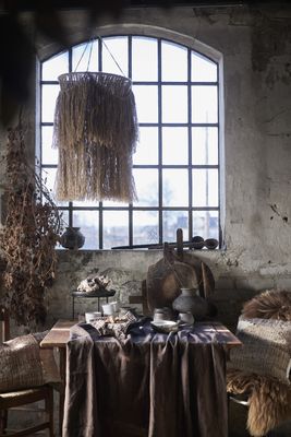 Boel & Jan Jute lamp shade Lampskärm 40x65 cm Natur