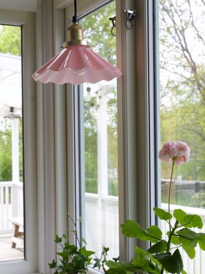 August Fönsterlampa Rosa 25cm | PR Home