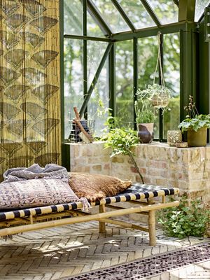 Vida Dagbädd Svart Bambu L190 cm Bloomingville