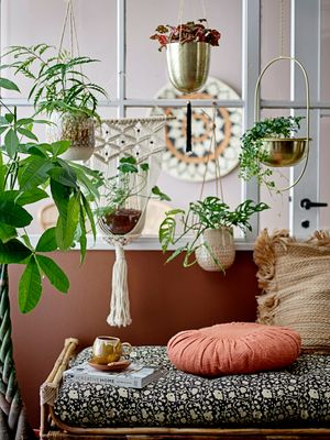 Hängande kruka Natur Stengods Rezan | Bloomingville