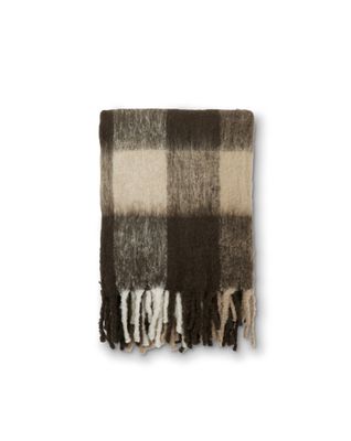 Jakobsdals Bello Grande Pläd 140x200 cm Brun/beige