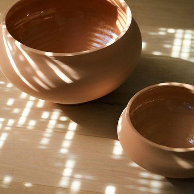 Bergs Potter Belle RAW Skål Rosa, Ø 25 cm