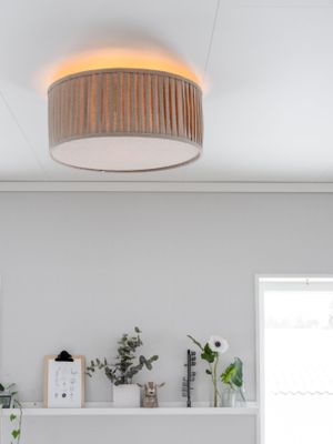 PR Home Plafond Plissé Natur 45 cm