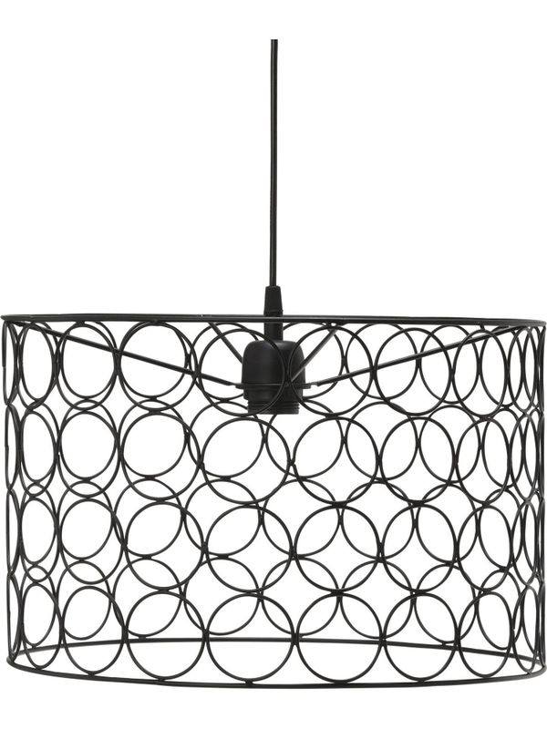 Ring Taklampa Svart 40cm | PR Home