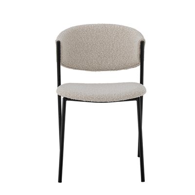 Matsalsstol Vit Polyester Marlo | Bloomingville