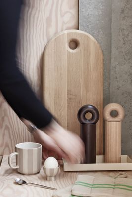 OYOY Bakku Bricka Fyllig Stål Ø10 cm