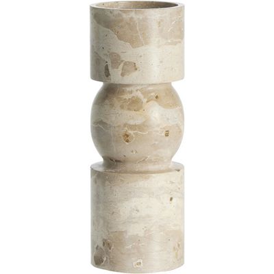 Lene Bjerre Ellia Ljusstake Linne Marmor H23 cm