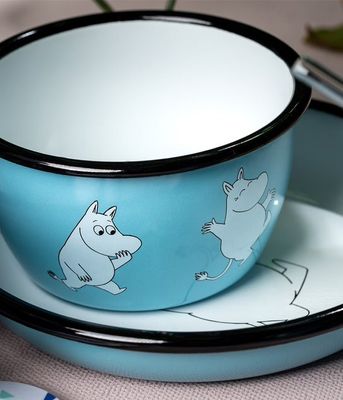 Muurla Mumin Emaljskål Retro Mumin 6 dl