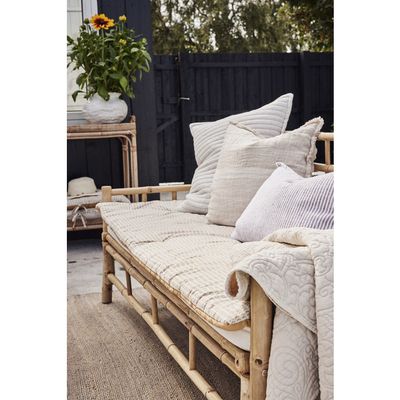 Lene Bjerre Marlia Vas Vit Keramik H31 cm