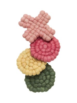 Vanja Glasunderlägg Multi 10cm | Svanefors