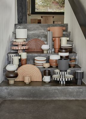 Kruka Grå / Antracit Stengods OYOY LIVING