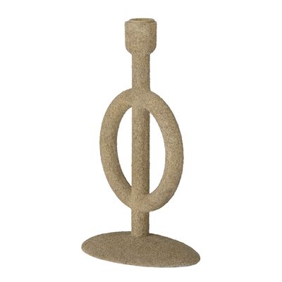 Ljusstake Natur Polyresin Flikka | Bloomingville