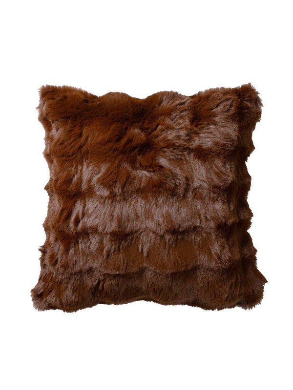 Svanefors Lana Kudde Mörkbrun 45x45 cm