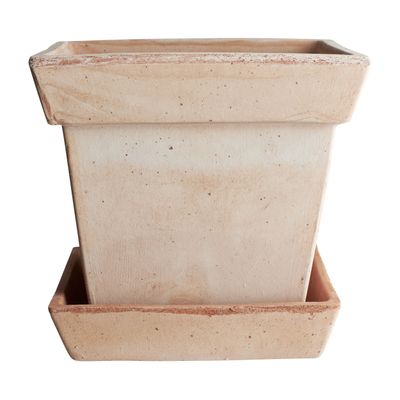 Bergs Potter Gaia RAW Kruka Med Fat Rosa, Ø 30 cm