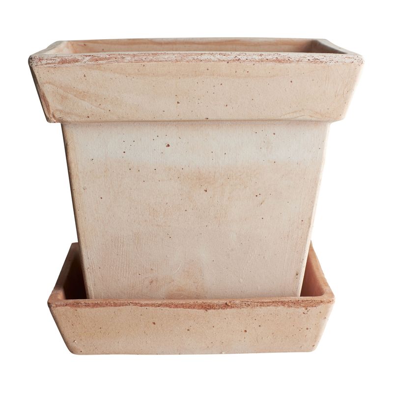 Bergs Potter Gaia RAW Kruka Med Fat Rosa, Ø 30 cm