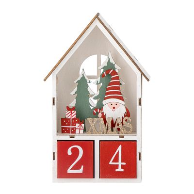 Kalender Röd Plywood Edmund | Bloomingville