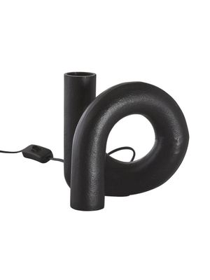 PR Home Notice Swirl Lampfot Råsvart 18cm