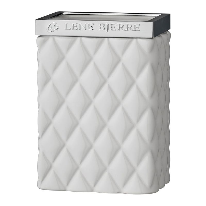Dricksglas Portia Vit/Silver Keramik Lene Bjerre
