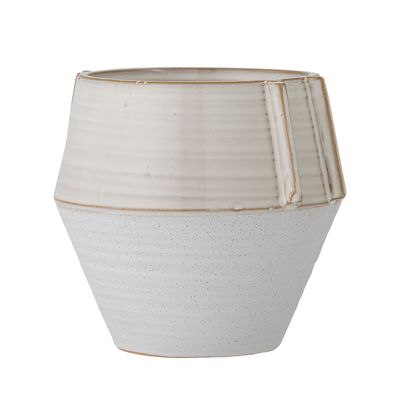 Kruka Vit Stengods Zaki | Bloomingville